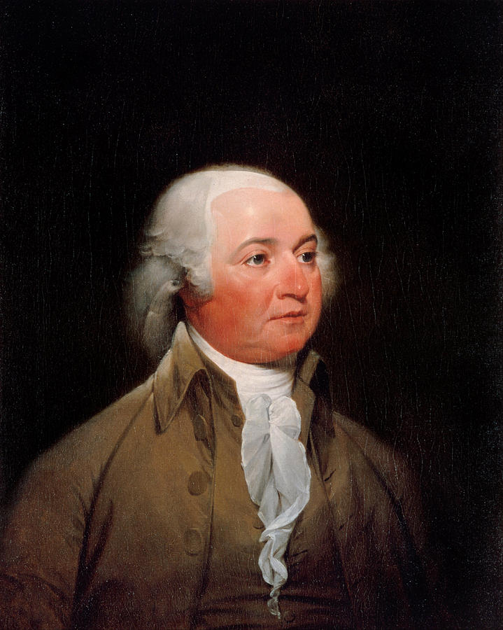 John Adams #3 Painting by John Trumbull