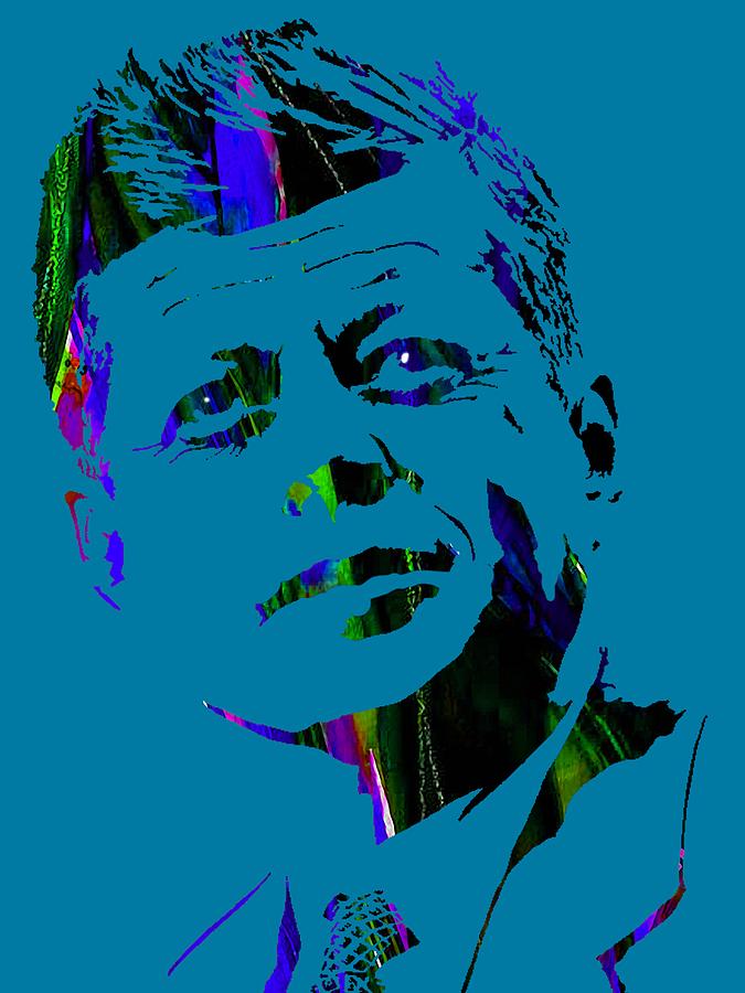 John F Kennedy #1 Mixed Media by Marvin Blaine