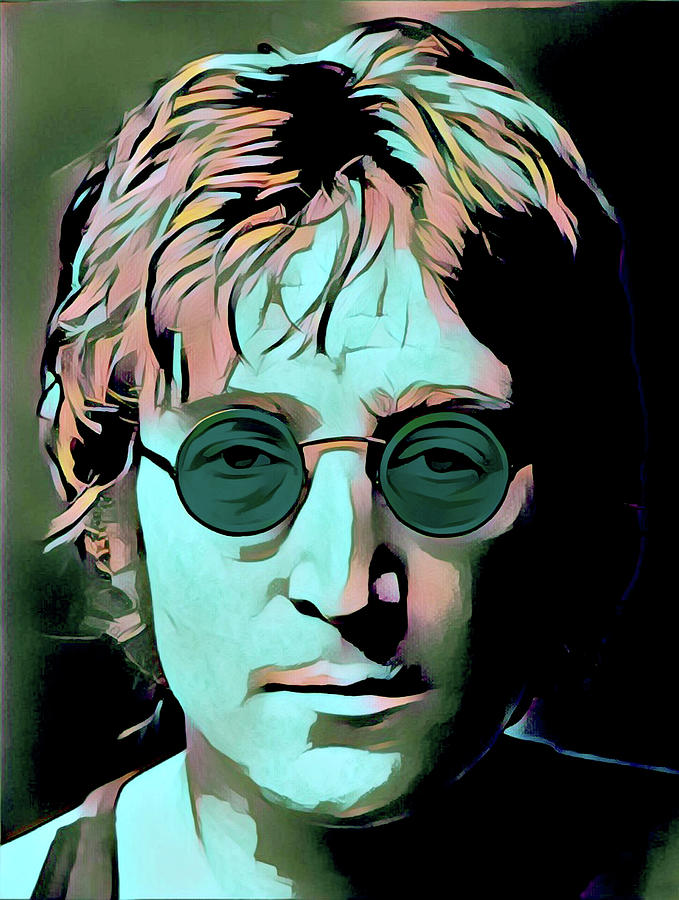 John Lennon Portrait Painting by Gary Grayson