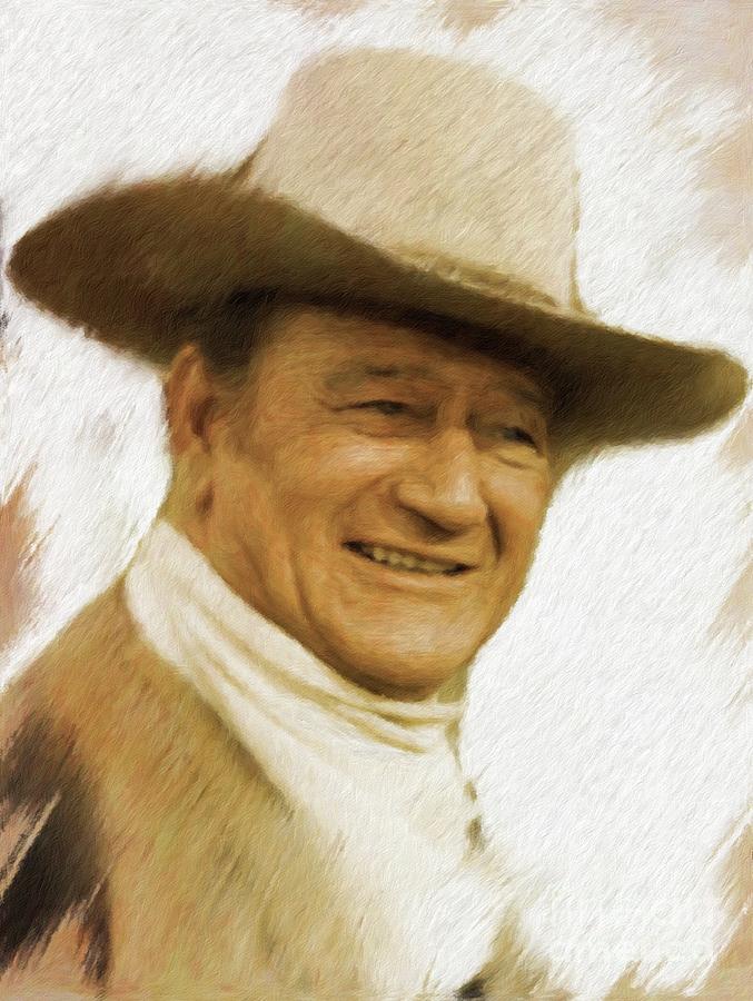 John Wayne, Actor Painting by Esoterica Art Agency - Fine Art America