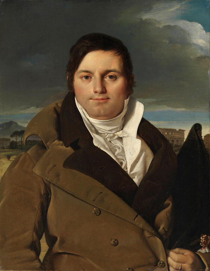 Joseph-Antoine Moltedo, from circa 1810 Painting by Jean-Auguste-Dominique Ingres