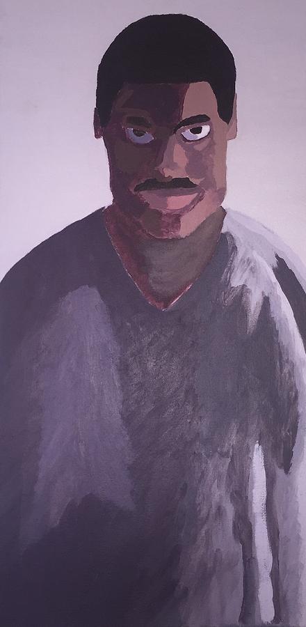 Self Portrait Painting - Joshua Maddison The Artist display 2016 #1 by Joshua Maddison