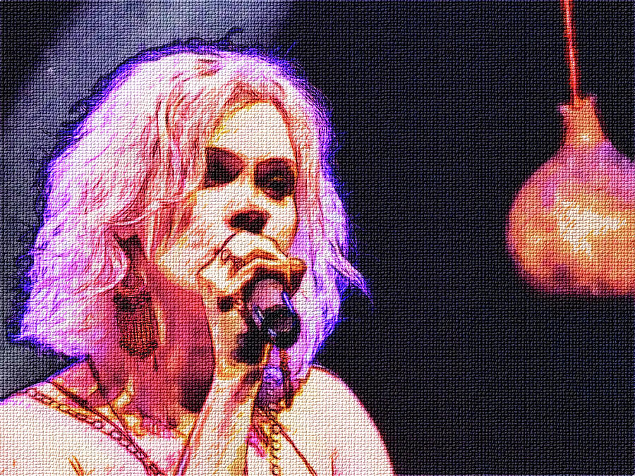 Joss Stones in Kampala Concert #2 Painting by Harald Hillemanns - Pixels