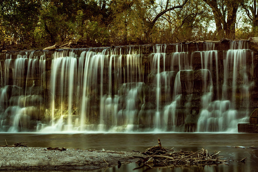 Kansas Waterfall #2 Photograph by Jay Stockhaus