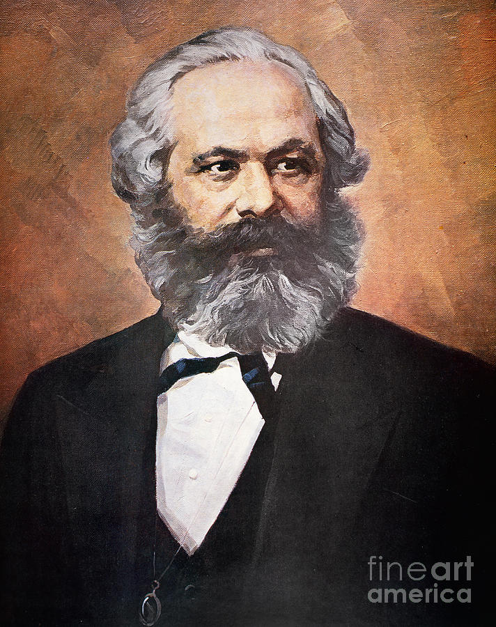 Karl Marx Painting by Unknown