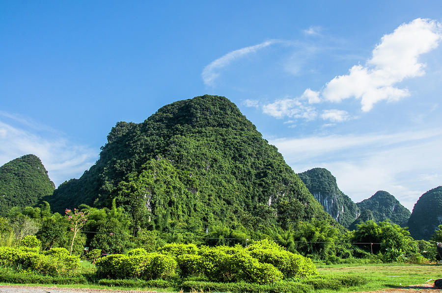 Karst mountains scenery #2 Photograph by Carl Ning