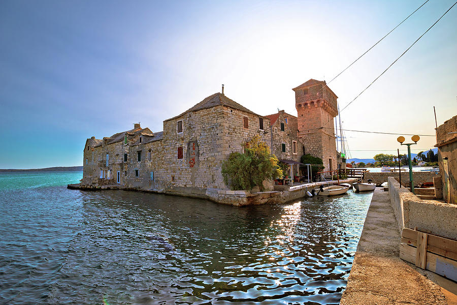 Kastel Gomilica old town on the sea near Split #2 Photograph by Brch Photography