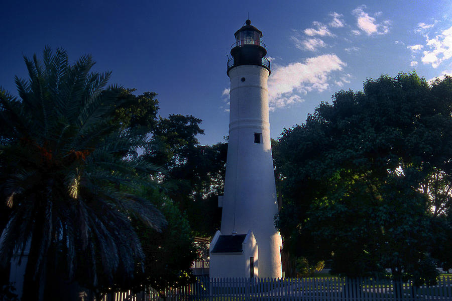 Key West Lighthouse Fl Photograph by Skip Willits - Fine Art America