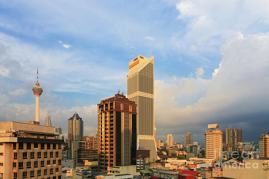 Kuala Lumpur skyline #2 Photograph by Didier Marti