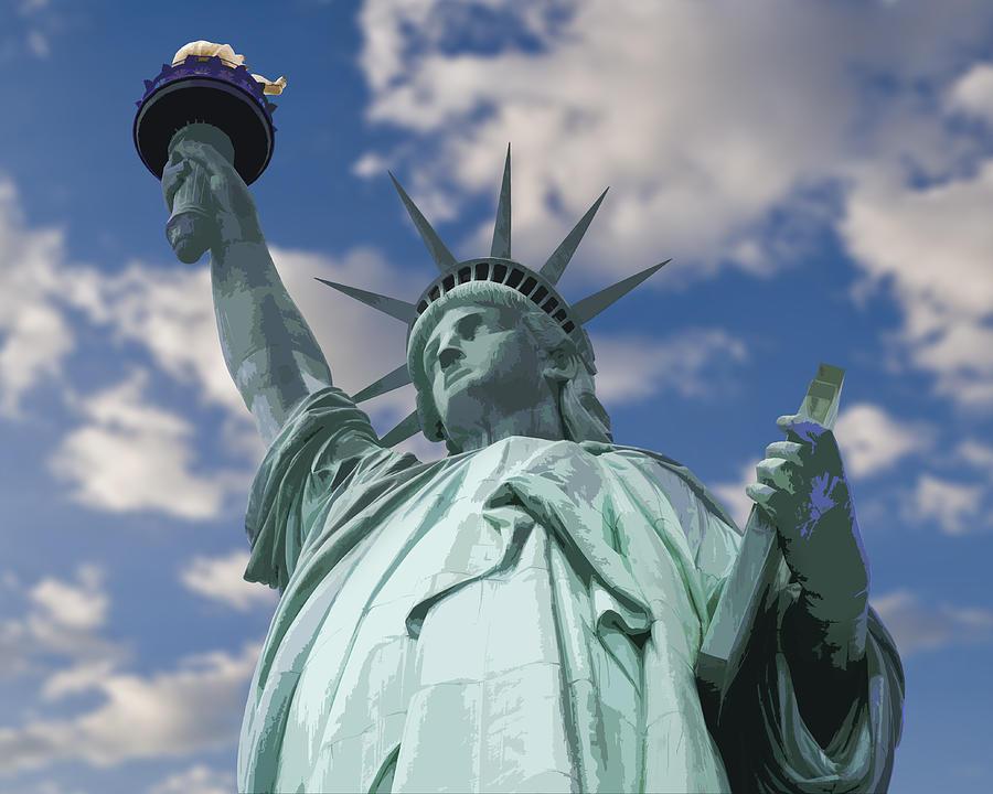 Statue Of Liberty Photograph - Lady Liberty #2 by Kelley King