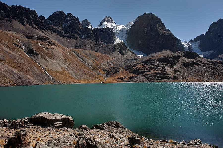 Laguna Chiar Khota in Condoriri Mountains Photograph by Aivar Mikko ...