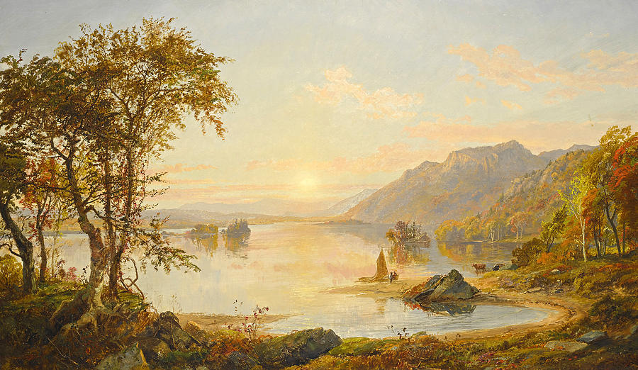 Lake George #3 Painting by Jasper Francis Cropsey