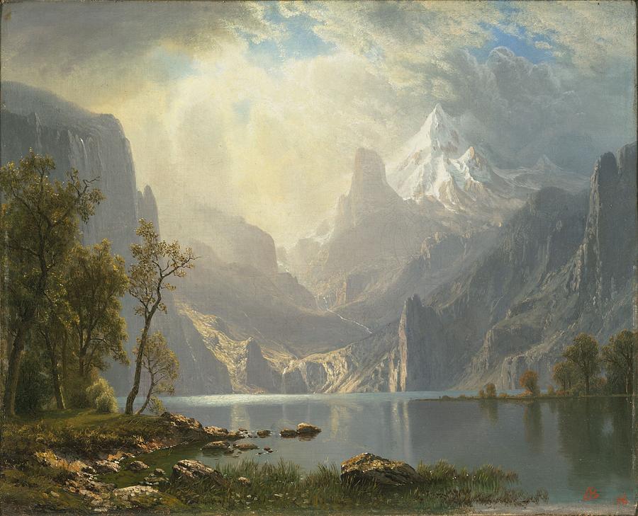 Lake Tahoe Painting by Albert Bierstadt - Fine Art America