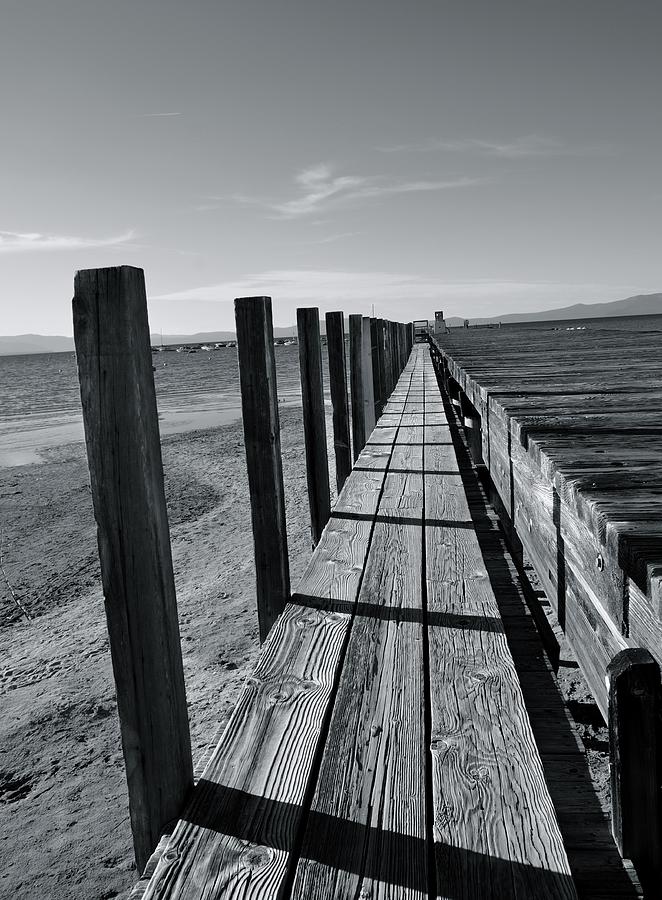 Boardwalk to the Lake Photograph by Alex King