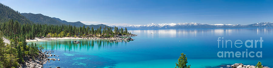 Lake Tahoe panorama #2 Photograph by Mariusz Blach