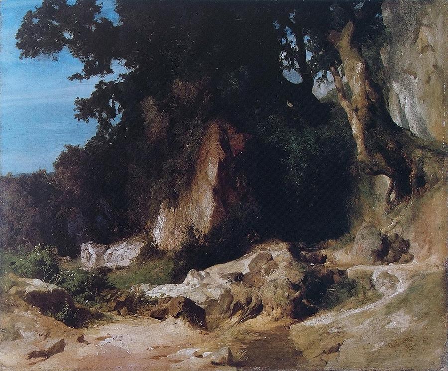 Landscape  #2 Painting by Arnold Bocklin