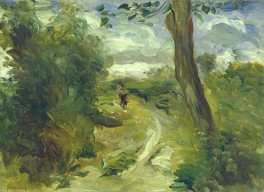 Landscape between Storms #2 Painting by Auguste Renoir