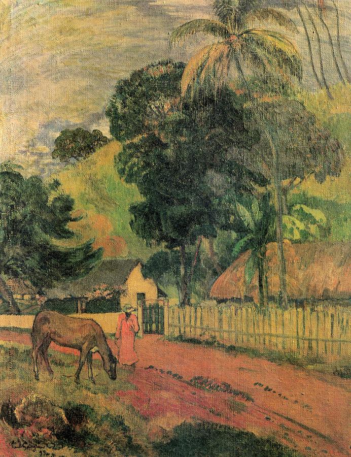 Paul Gauguin Painting - Landscape #2 by Paul Gauguin