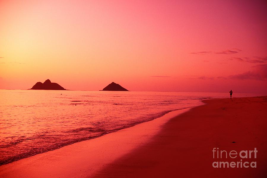 Sunset Photograph - Lanikai Beach #2 by Dana Edmunds - Printscapes