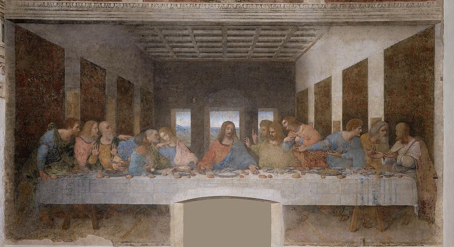 Last Supper #3 Painting by Leonardo Da Vinci