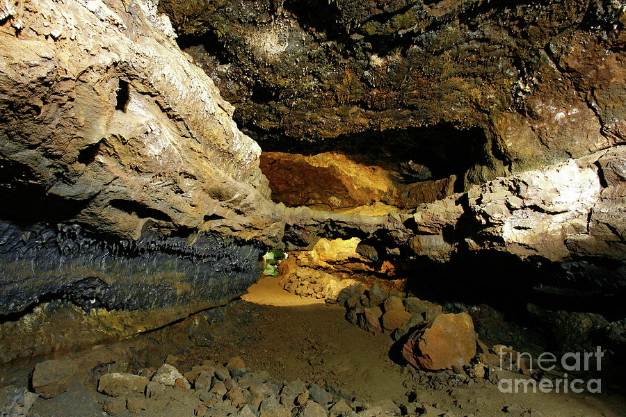Nature Photograph - Lava tube cave #2 by Gaspar Avila
