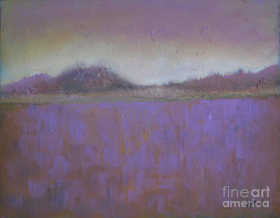 Lavender Field #2 Painting by Vesna Antic