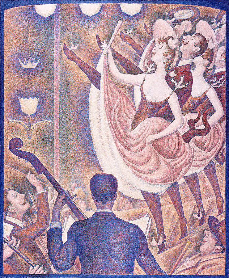 Le Chahut #2 Painting by Georges Seurat