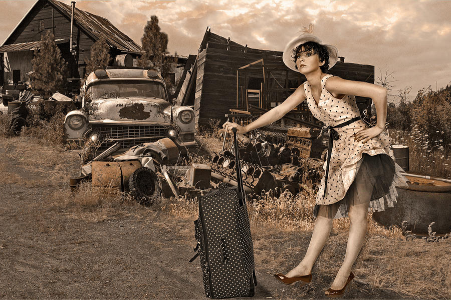Sepia Photograph - Leaving home for good #3 by Jeff Burgess