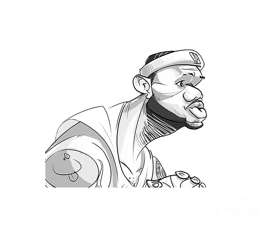 How to draw Lebron James back side drawing, How to draw Lebron James
