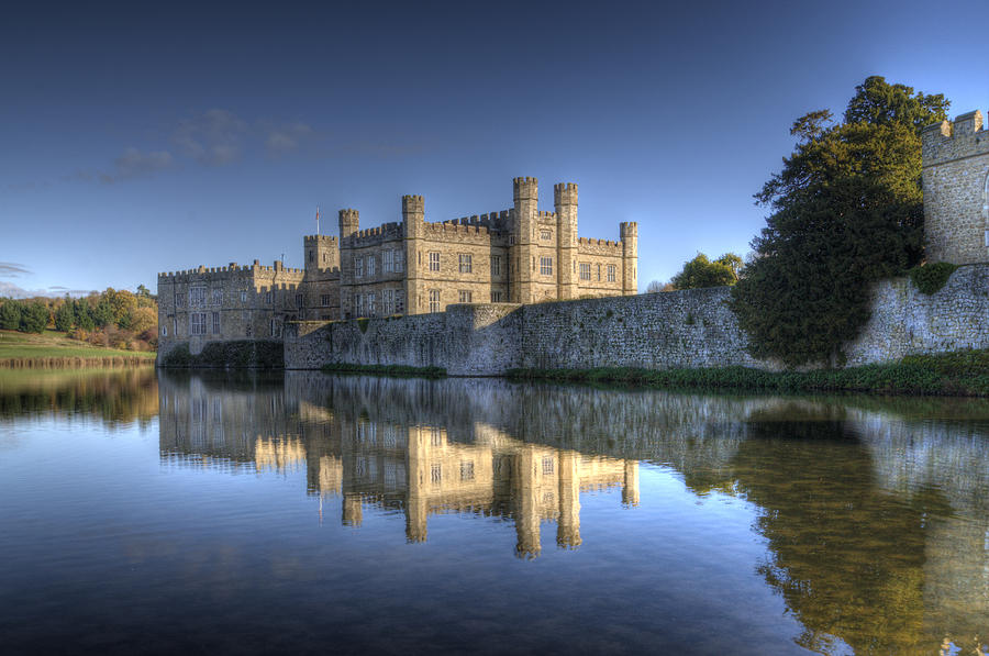 Leeds Castle Reflections #1 Photograph by Chris Thaxter