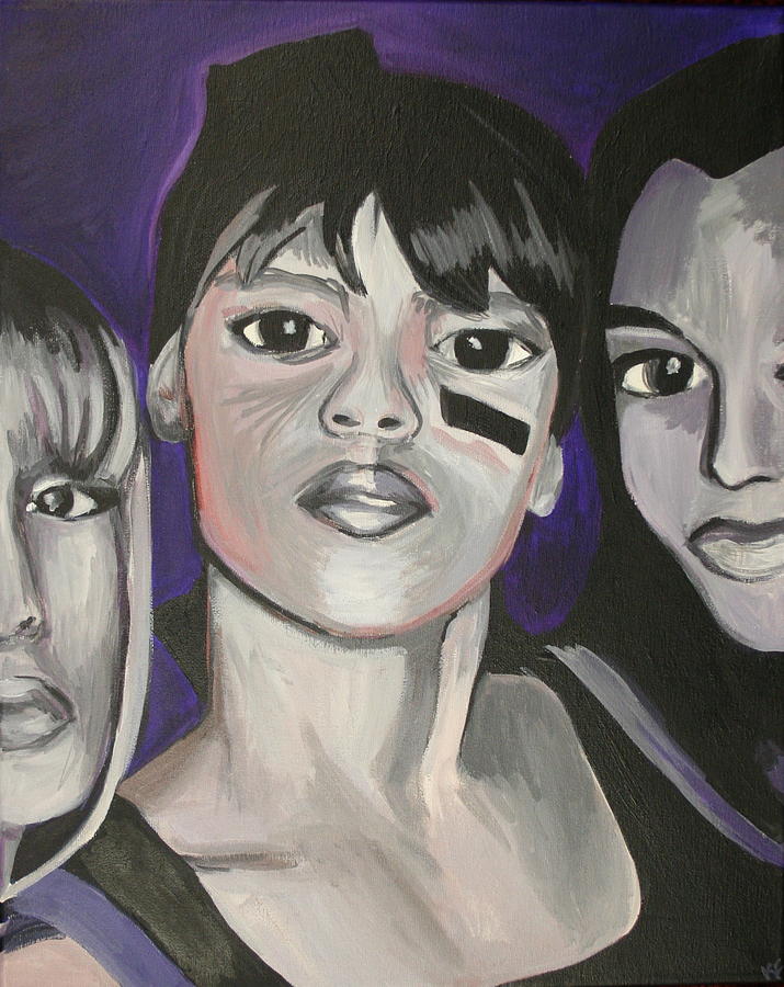 Left Eye #2 Painting by Kate Fortin