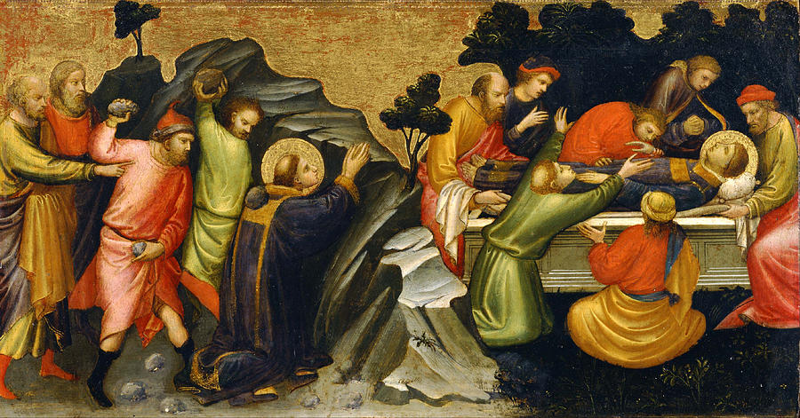 Legend of St Stephen #3 Painting by Mariotto di Nardo