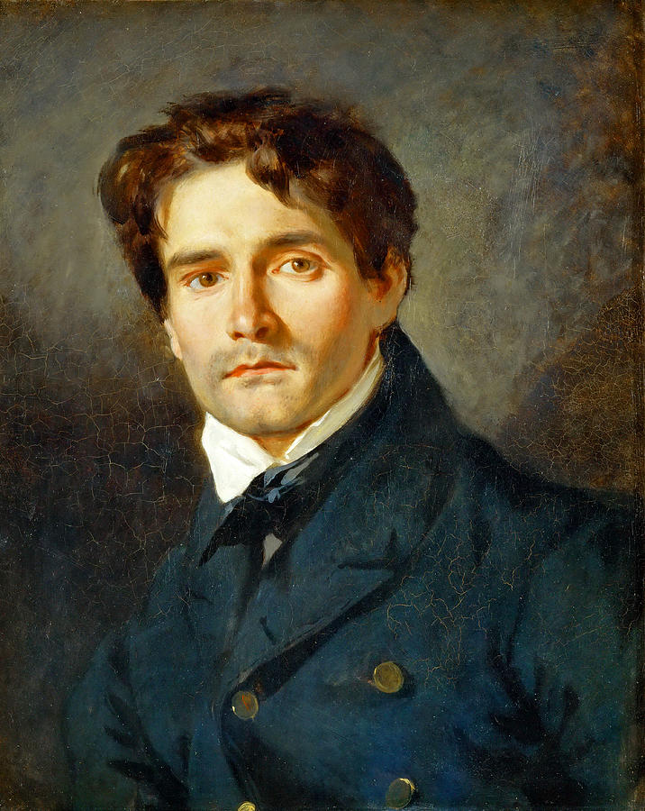 Leon Riesener #3 Painting by Eugene Delacroix