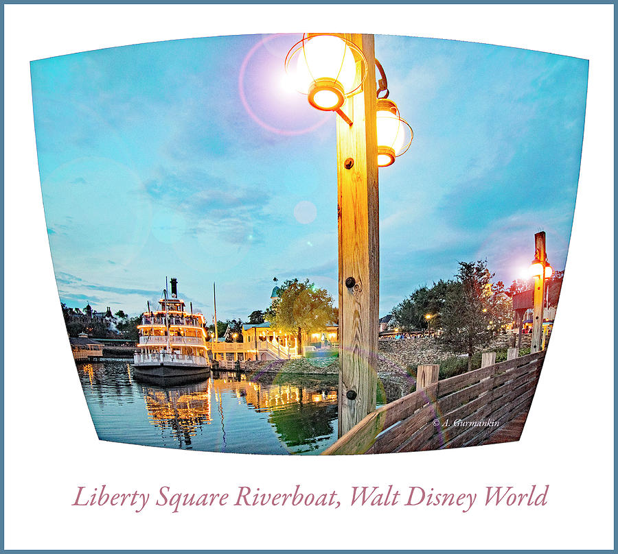 Liberty Square Riverboat, Walt Disney World #2 Photograph by A Macarthur Gurmankin