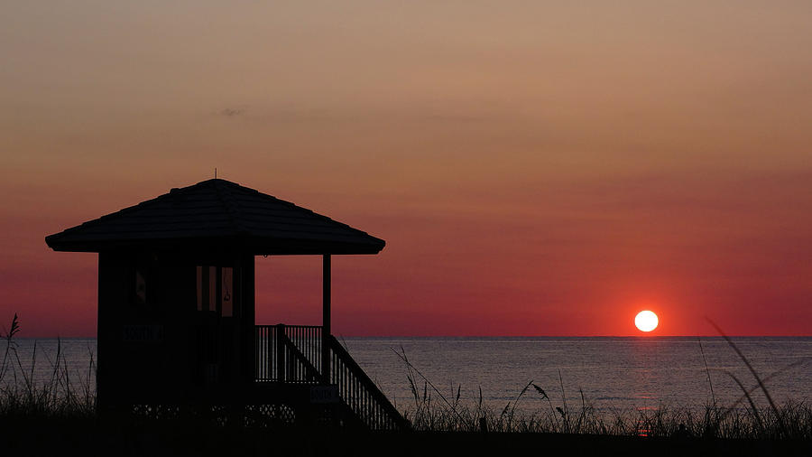 Lifeguard Station Sunrise Delray Beach Florida #2 Photograph by Lawrence S Richardson Jr