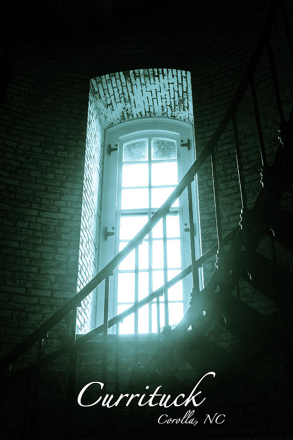 Light Through The Currituck Window - Text Photograph by Joni Eskridge