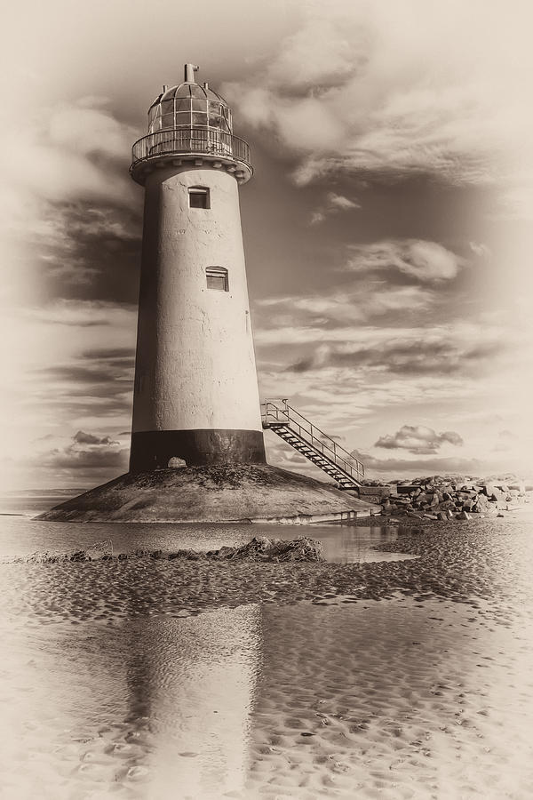Talacre Lighthouse Wales #5 Photograph by Adrian Evans