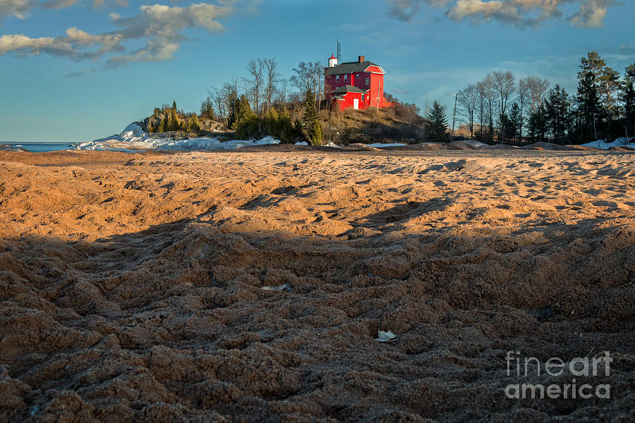 Spring Photograph - Lighthouse with a view #2 by Upper Peninsula Photography