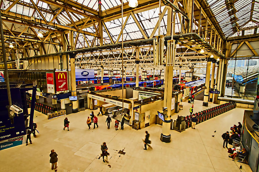 London Waterloo Station #2 Photograph by David French