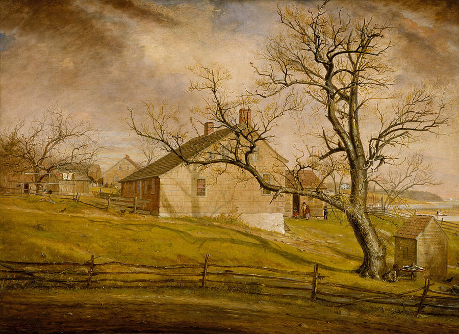 William Sidney Mount Painting - Long Island Farmhouses #4 by William Sidney Mount