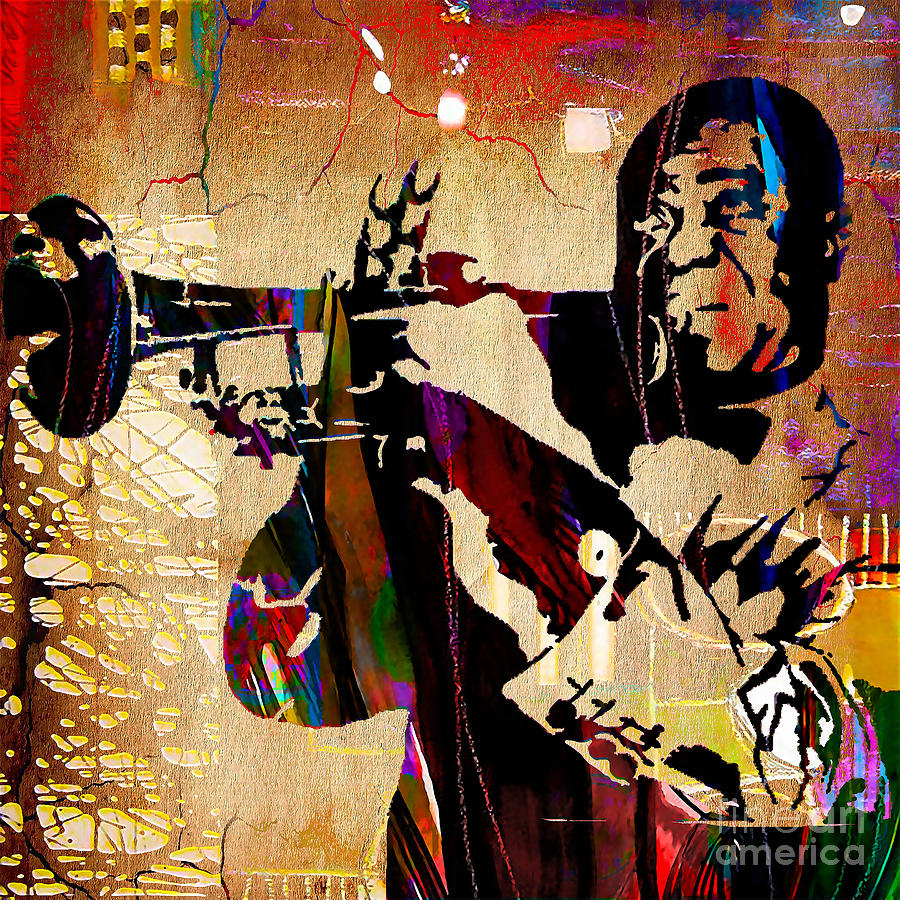Louis Armstrong Mixed Media - Louis Armstrong Collection #2 by Marvin Blaine