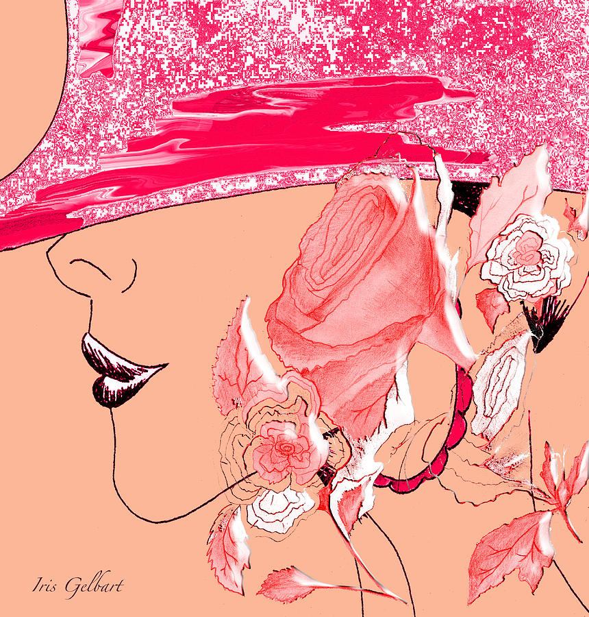 Flower Digital Art - Love #3 by Iris Gelbart