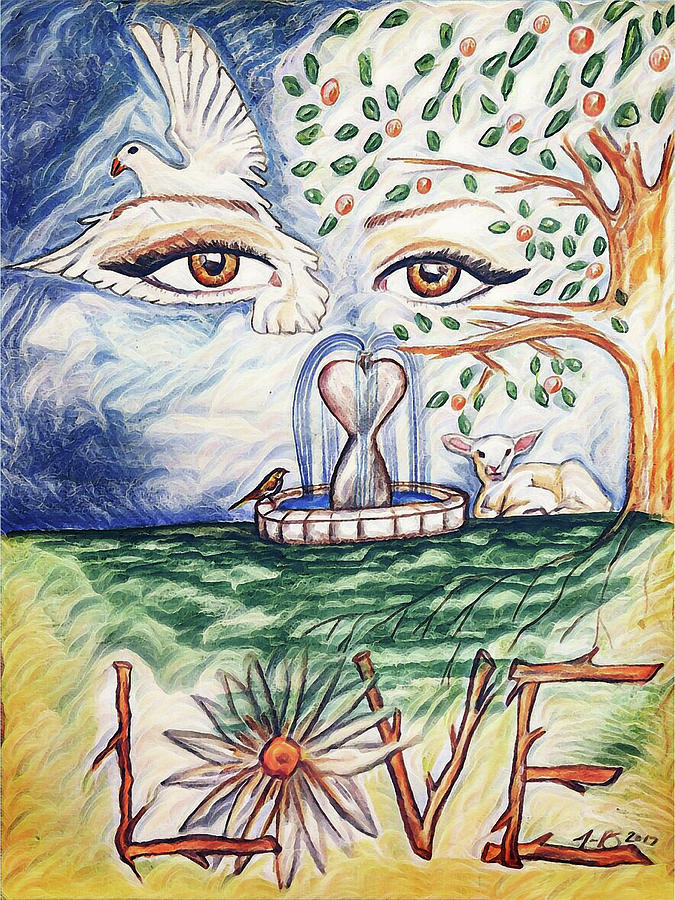 Love #1 Painting by Jennifer Page