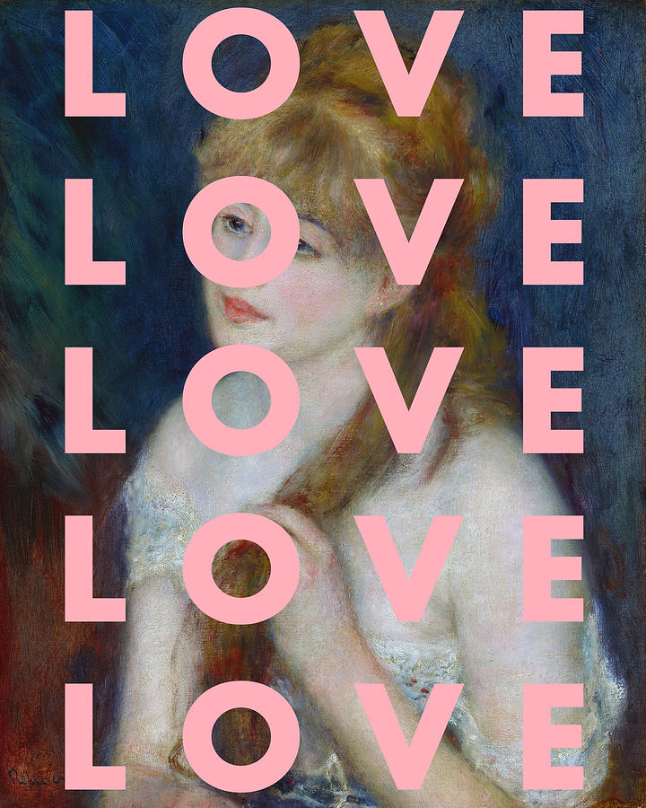 LOVE LOVE LOVE Print #2 Digital Art by Georgia Clare