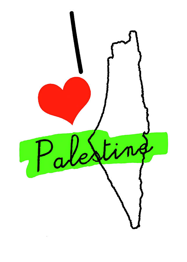 Love Palestine #2 Photograph by Munir Alawi