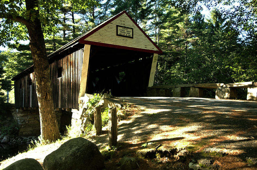 Covered Bridge Photograph - Lovejoy Covered Bridge #2 by Paul Mangold