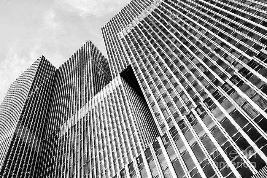 Low angle view of a huge skyscraper #2 Photograph by Patricia Hofmeester