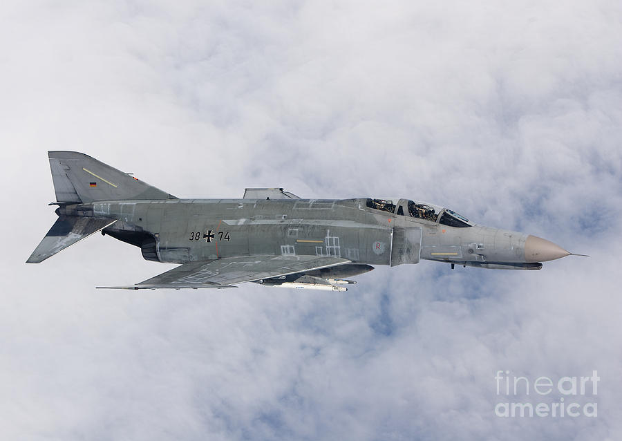 Germany Photograph - Lufwaffe F-4f Phantom by Gert Kromhout Germany Photograph - Lufwaffe F-4f Phantom by Gert Kromhout