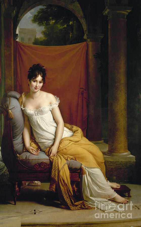 Madame J.f. Recamier  #3 Painting by Granger