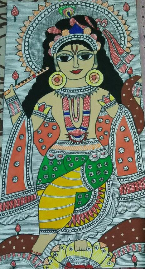 Madhubani Painting by Geeta Kumari - Fine Art America